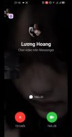 Full clip chat video trên Messenger với Lương Hoang